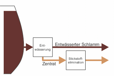 MoDiCo-N Nachgeschaltete Stickstoffentfernung aus dem Zentrat