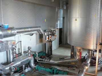 Thermisch chemischer Zellaufschluss Anlage Ratekau Klärschlamm Faulung Desintegration